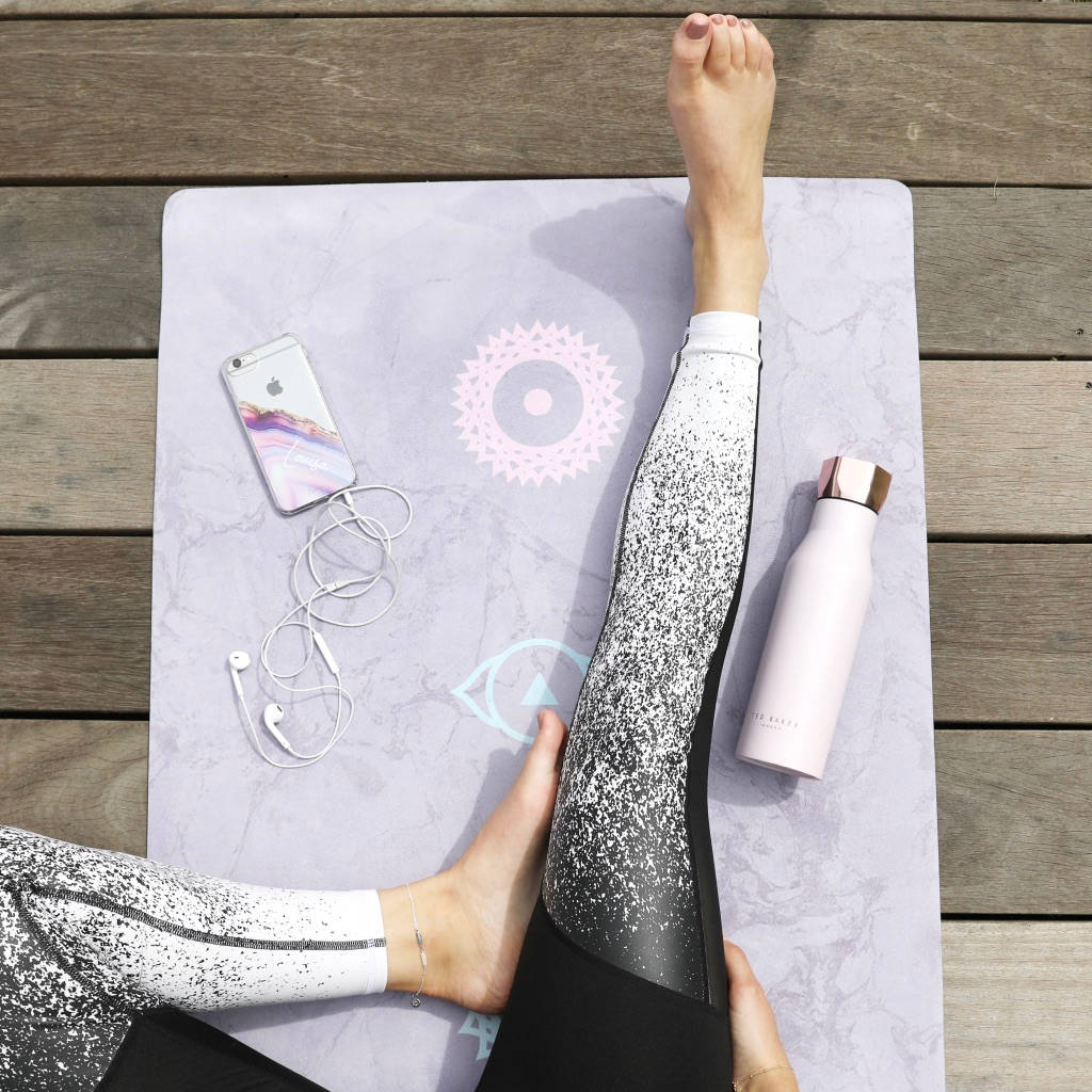 Chakra Luxurious Vegan Suede Yoga Mat By Lisa Angel