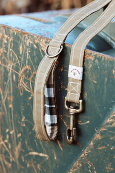 Waxed Cotton Dog Lead, 2 of 11