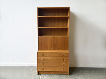 Mid Century Teak Wall Unit By Sejling Skabe, Denmar, 2 of 9