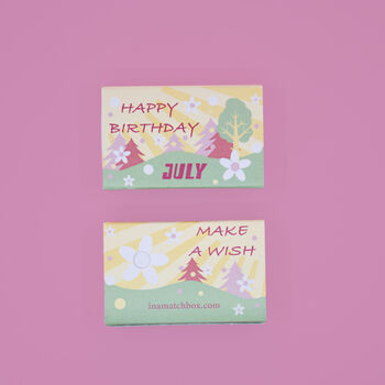 July Onyx Mindful Birthstone Gift In A Matchbox, 4 of 6