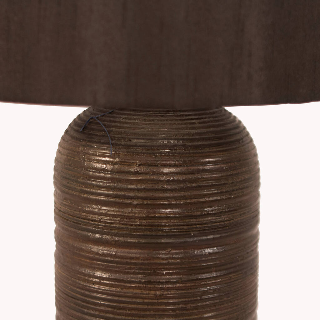 Derby Polyresin Table Lamp With Shade By One.World