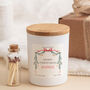 Personalised Christmas Candle Gift For Her With Name, thumbnail 1 of 10
