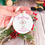Personalised Christening Ornament Gift For Girl, thumbnail 5 of 7