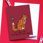 Woodland Fox Valentine's Card, thumbnail 1 of 3