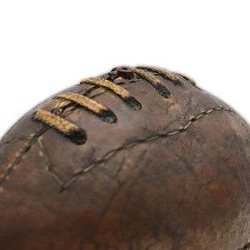 Personalised Antique Rugby Ball Trophy/Ornament, 5 of 6