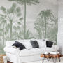 Palm Of The Ucayali Amazon Mural Wallpaper In Green, thumbnail 2 of 4