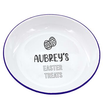 Personalised Easter Treats Enamel Bowl, 6 of 6