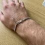 Gold Plated 925 Sterling Silver Miami Cuban Bracelet For Men, thumbnail 10 of 10