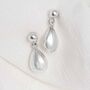 Sterling Silver Rain Drop Studs, thumbnail 5 of 6