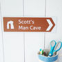 Personalised Brown Tourist Sign, thumbnail 3 of 3