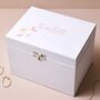 Personalised Name Butterfly Musical Jewellery Box, thumbnail 4 of 10