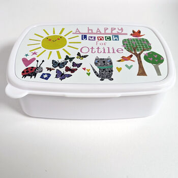 Personalised 'Happy Lunch' Lunchbox, 3 of 10