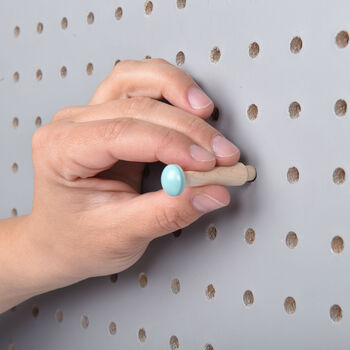 Small Pegboard With Wooden Pegs, 9 of 12