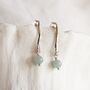 Aventurine Sterling Silver Earrings, thumbnail 1 of 4