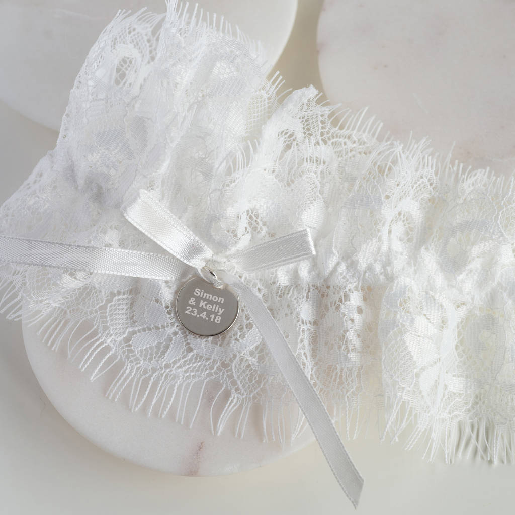 Personalised Wedding Garter By Oh So Cherished | notonthehighstreet.com