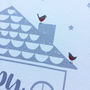 From Our House To Yours Personalised Xmas Card, thumbnail 2 of 4