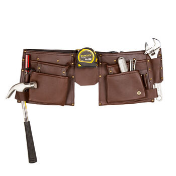 Personalised Brown Leather Tool Belt, 5 of 8