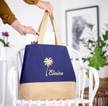 Personalised Palm Tree Shopper, 2 of 3