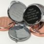 Birthday Compact Mirror In Rose Gold And Silver, thumbnail 9 of 11