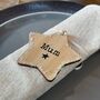 Personalised Wooden Star Bauble / Place Setting In One, thumbnail 6 of 9