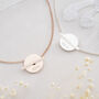 Martha Disc And Bar Personalised Bracelet, thumbnail 2 of 12