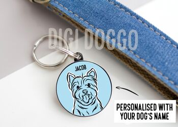 West Highland Terrier Outline ID Tag, 2 of 4