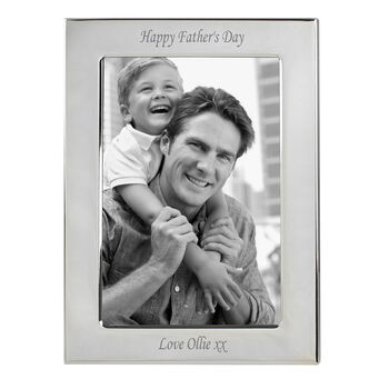 Personalised Silver Plated 5x7 Photo Frame, 5 of 9