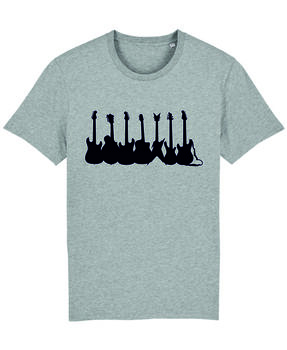 Guitars Silhouettes T Shirt By Rael & Pappie