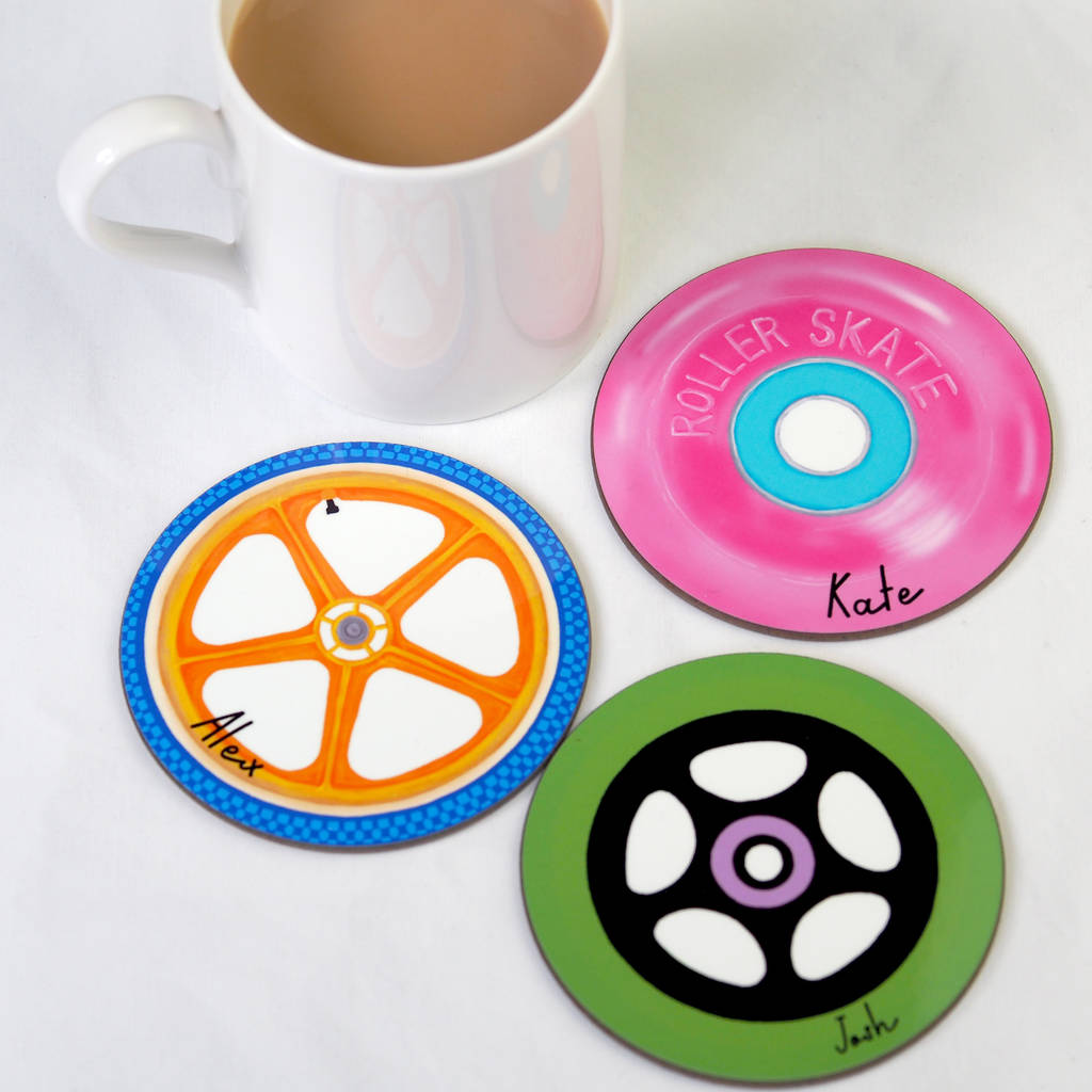 Wheels Personalised Coaster By So Close