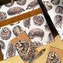 Hedgehog Watercolour Gift Wrap, thumbnail 9 of 12