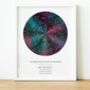 Personalised Star Map Print Birthday Gift, thumbnail 4 of 11