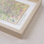 Personalised Map Location Square Wedding Print Gift, thumbnail 8 of 8