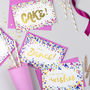 'Birthday Wishes' Gold Foil Confetti Card, thumbnail 2 of 2