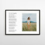 For My Daughter Personalised Photo Poem Print, thumbnail 11 of 11
