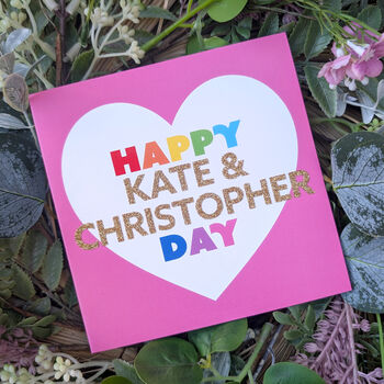 Personalised Anniversary Card, 3 of 5