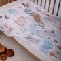 Muslin Baby Swaddle Blanket Newborn Baby Shower Gift Super Soft 100% Cotton London, thumbnail 5 of 7