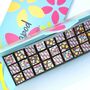 Easter Mosaic Chocolates With Eggs And Rabbits, thumbnail 1 of 6