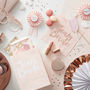 Six Pink And Rose Gold Team Bride Hen Party Sash, thumbnail 3 of 3