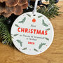 Christmas Ceramic Ornament As Nanny And Grandad, thumbnail 7 of 7