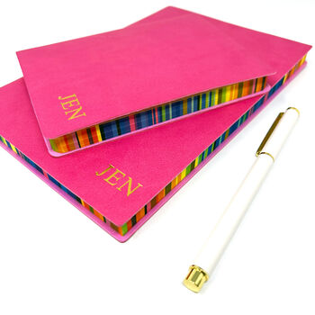 Rainbow Personalised Journal Notebook, 6 of 9