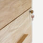 Handmade Wooden File Cabinet With Two Drawers, thumbnail 3 of 6