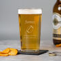 Personalised Rugby Pint Glass, thumbnail 1 of 3