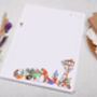 A4 Woodland Fox Letter Writing Paper, thumbnail 2 of 4