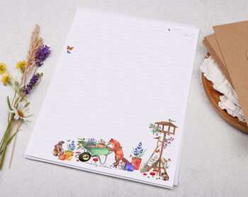 A4 Woodland Fox Letter Writing Paper, 2 of 4