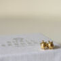 18ct Gold Plated Turtle Stud Earrings, thumbnail 8 of 8