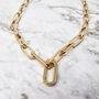 18k Gold Vermeil Plated Charm Necklace Adjustable, thumbnail 1 of 5