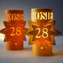 60th Personalised Birthday Star Lantern Centrepiece, thumbnail 12 of 12