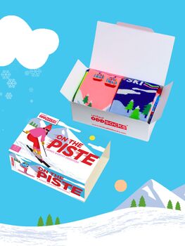 United Oddsocks On The Piste Ladies Gift Box Set, 3 of 4