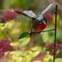 Recycled Metal Robin On A Rod, thumbnail 4 of 4