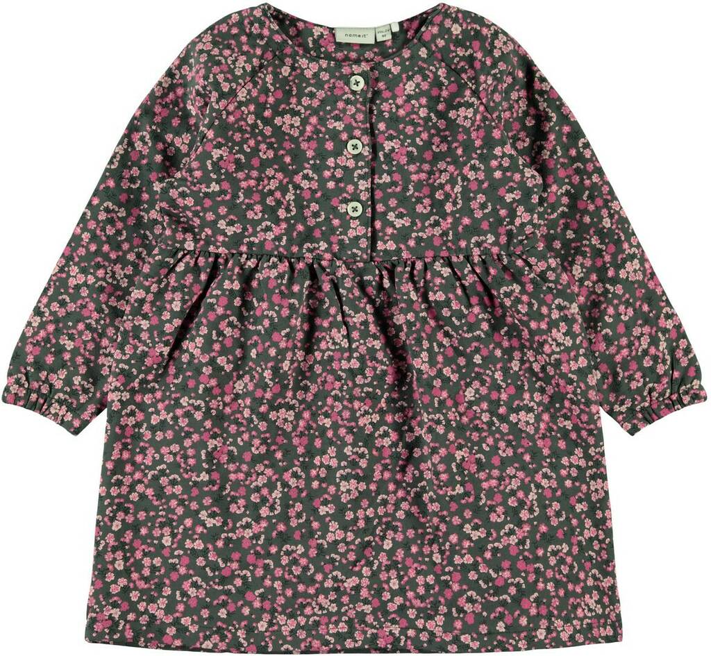Fomia Floral Long Sleeve Sweat Dress